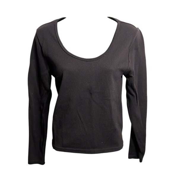 NWOT Women's Black Long Sleeve Top - Picture 1 of 5